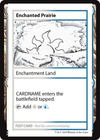 Enchanted Prairie (2021 Edition) [Mystery Booster Playtest Cards] | Magic Magpie