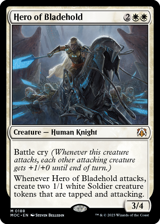 Hero of Bladehold [March of the Machine Commander] | Magic Magpie