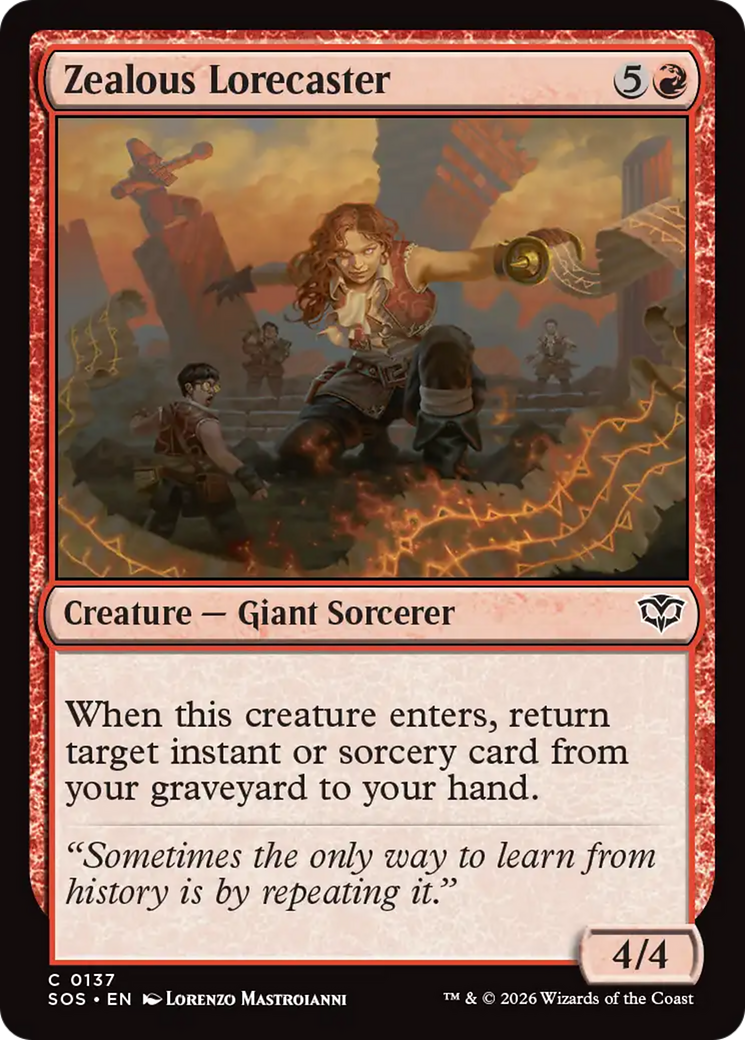 Zealous Lorecaster [Secrets of Strixhaven] | Magic Magpie