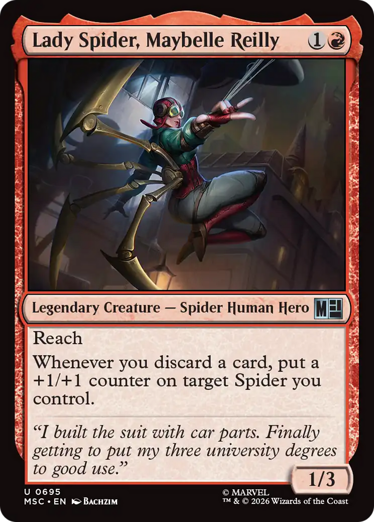 Lady Spider, Maybelle Reilly [Marvel Super Heroes Commander] | Magic Magpie