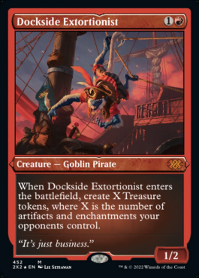 Dockside Extortionist (Foil Etched) [Double Masters 2022] | Magic Magpie