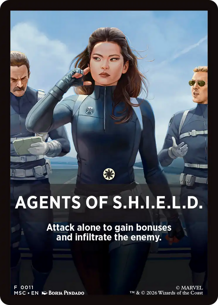 Agents of S.H.I.E.L.D. Theme Card [Marvel Super Heroes Commander] | Magic Magpie