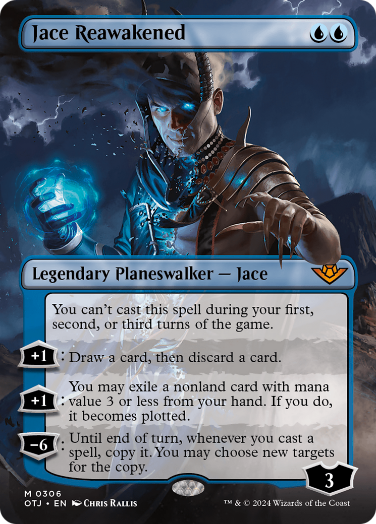 Jace Reawakened (Borderless) [Outlaws of Thunder Junction] | Magic Magpie