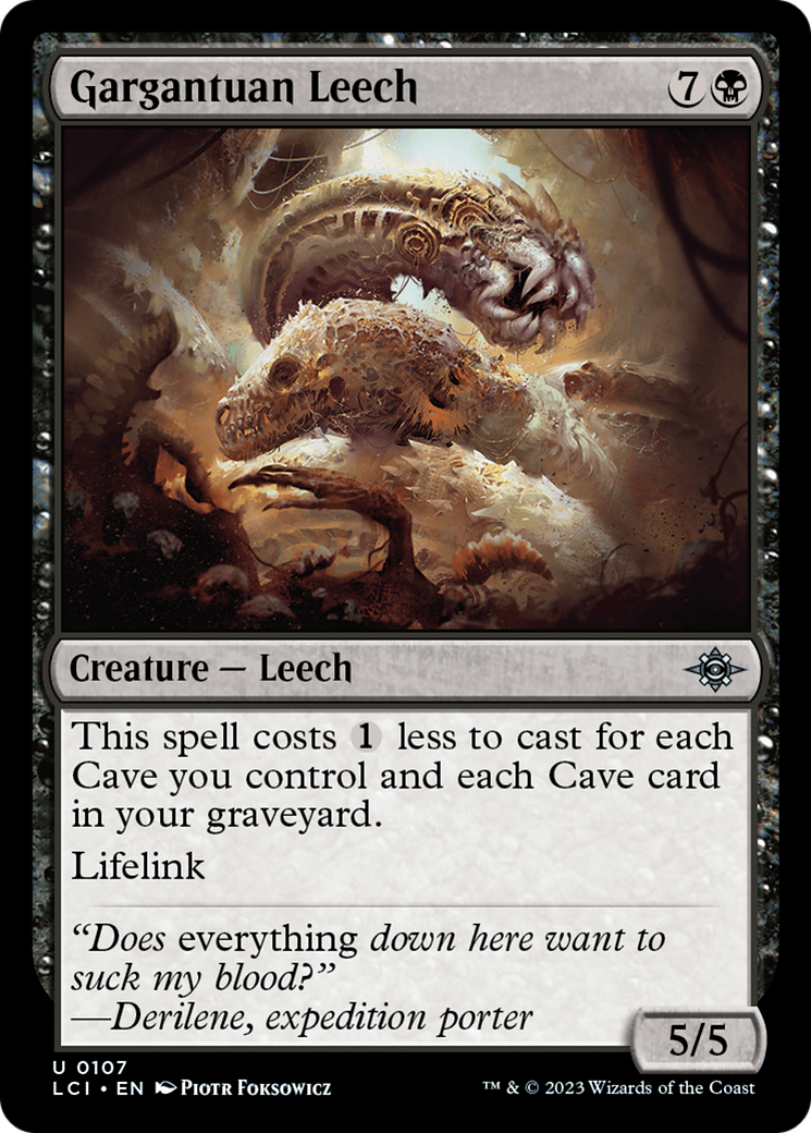 Gargantuan Leech [The Lost Caverns of Ixalan] | Magic Magpie