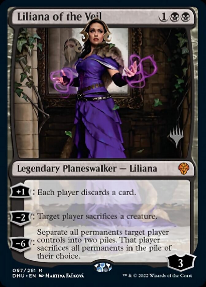 Liliana of the Veil (Promo Pack) [Dominaria United Promos] | Magic Magpie