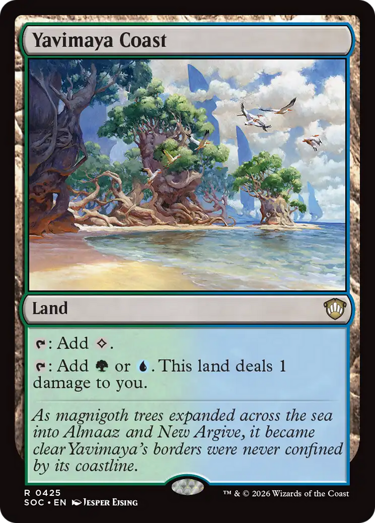 Yavimaya Coast [Secrets of Strixhaven Commander] | Magic Magpie