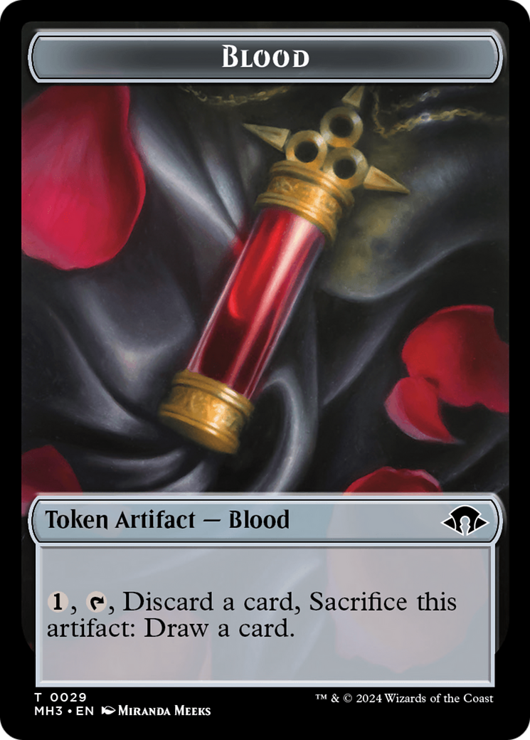 Eldrazi Spawn // Blood Double-Sided Token [Modern Horizons 3 Tokens] | Magic Magpie