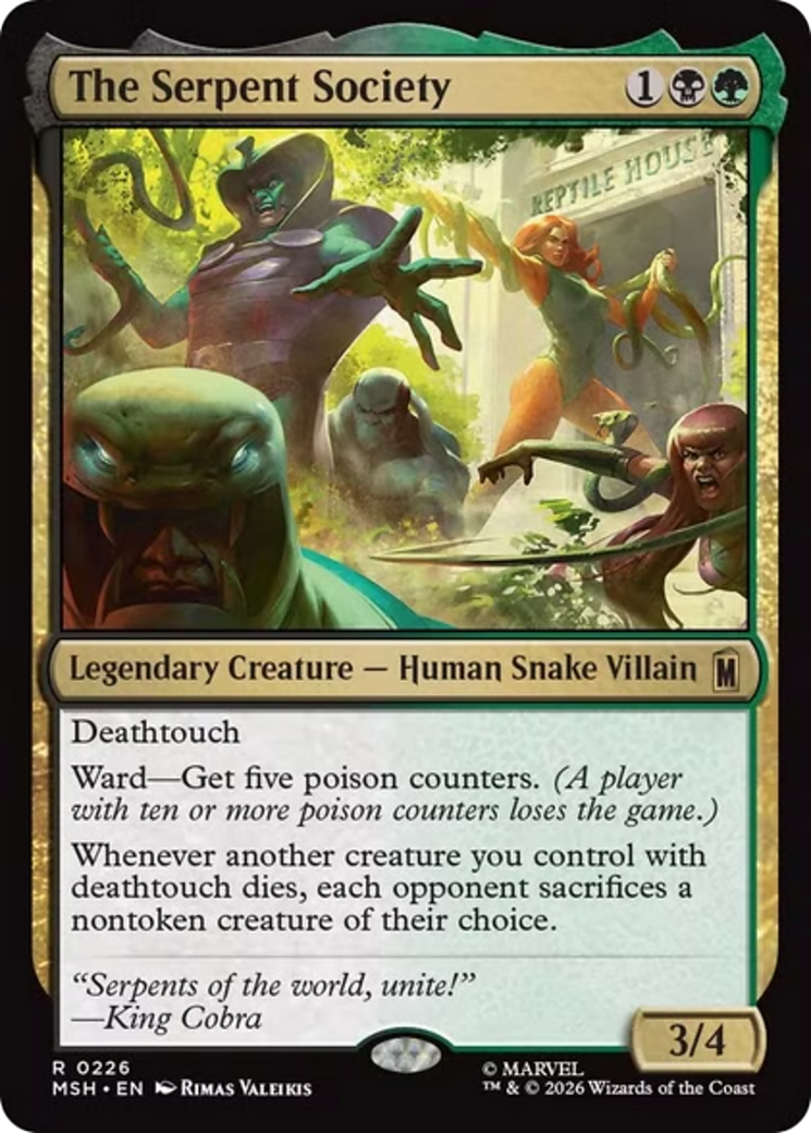 The Serpent Society [Marvel Super Heroes] | Magic Magpie