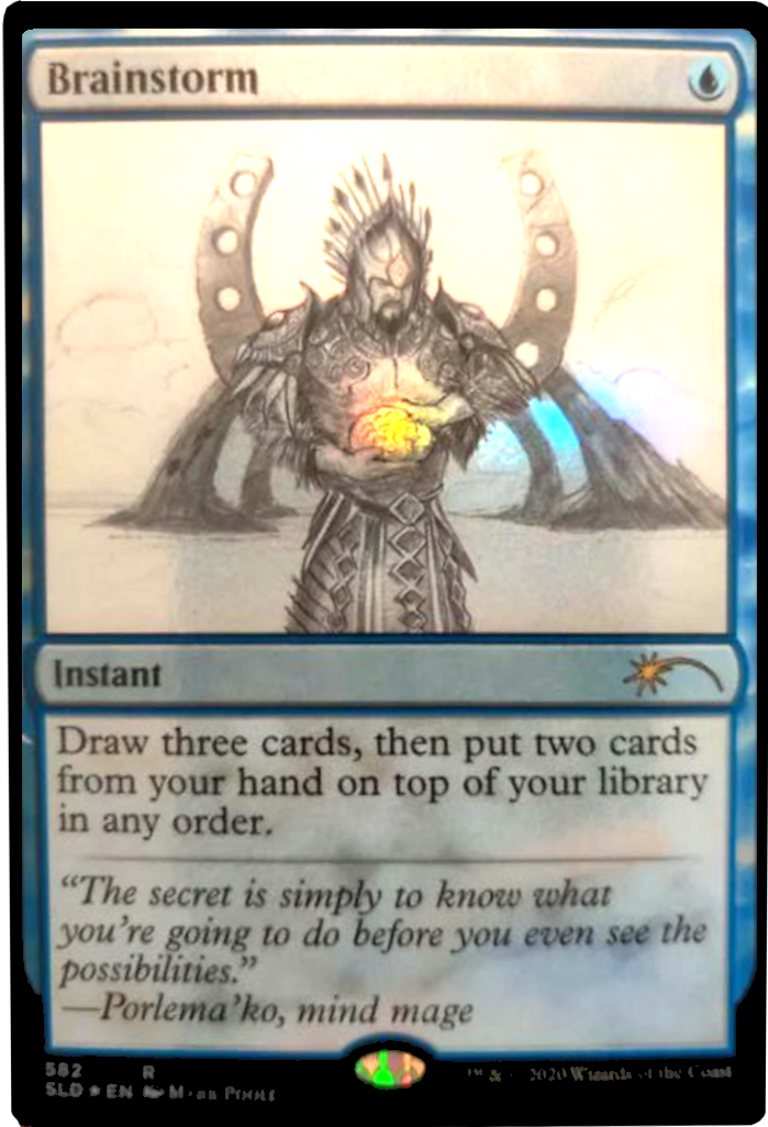 Brainstorm (Sketch) [Secret Lair Drop Promos] | Magic Magpie