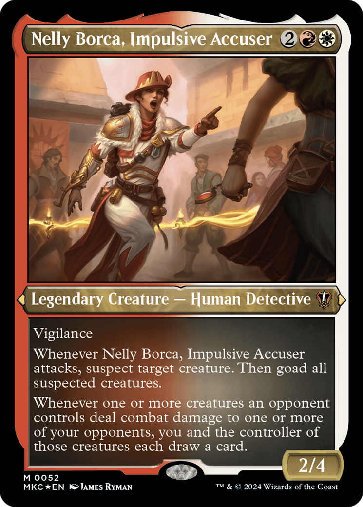 Nelly Borca, Impulsive Accuser (Display Commander) [Murders at Karlov Manor Commander] | Magic Magpie