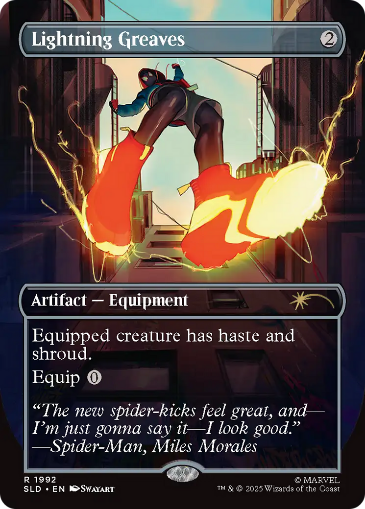 Lightning Greaves (1992) (Rainbow Foil) [Secret Lair Drop Series] | Magic Magpie