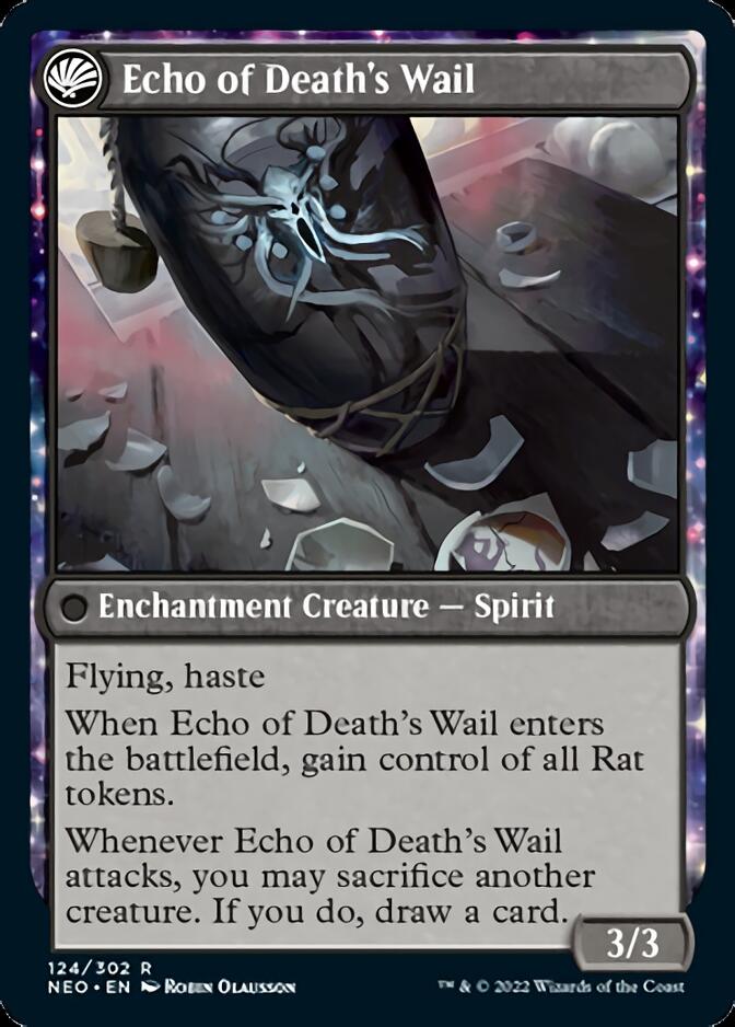 Tribute to Horobi // Echo of Death's Wail [Kamigawa: Neon Dynasty] | Magic Magpie