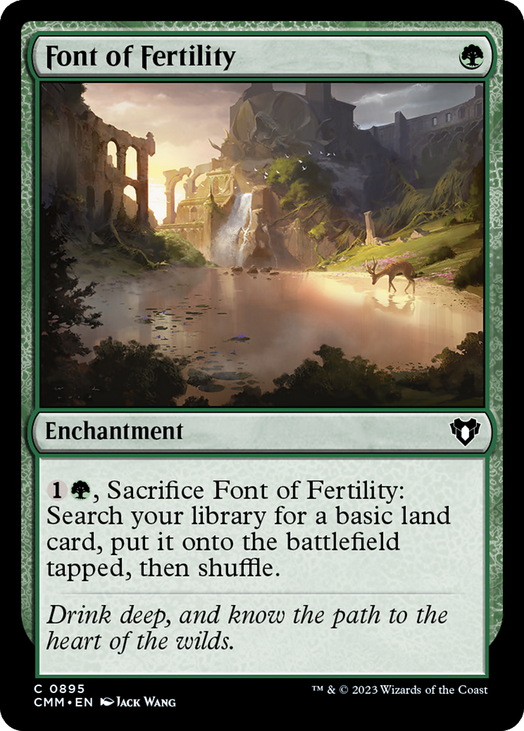 Font of Fertility [Commander Masters] | Magic Magpie