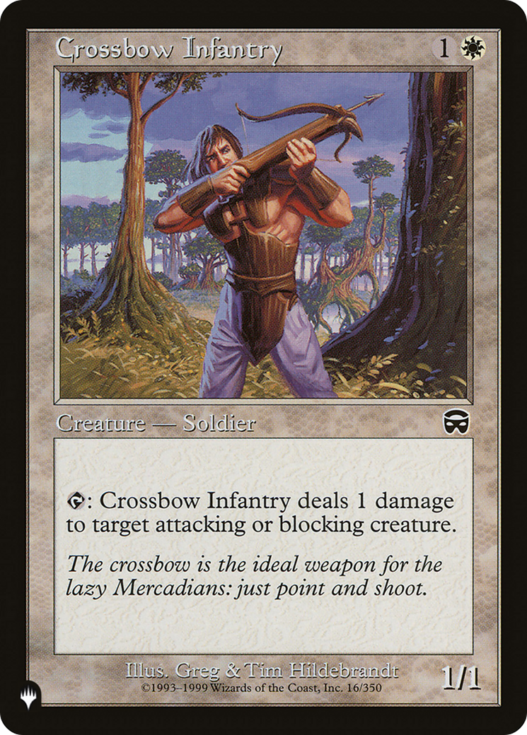 Crossbow Infantry [The List Reprints] | Magic Magpie