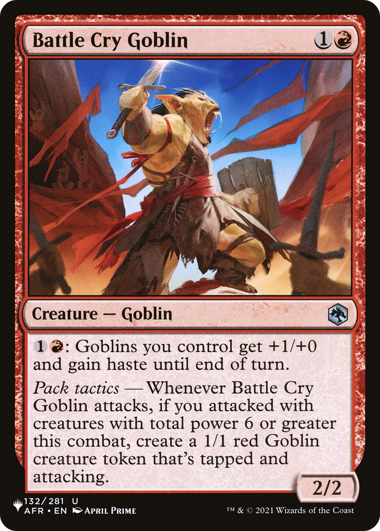 Battle Cry Goblin [The List Reprints] | Magic Magpie