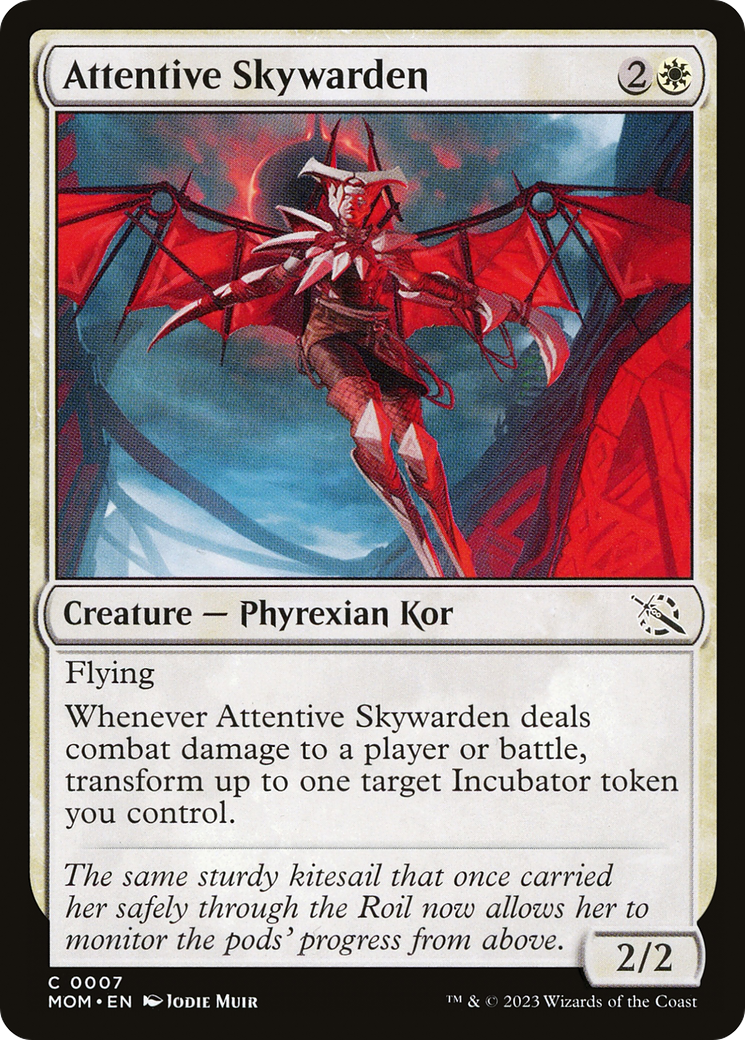 Attentive Skywarden [March of the Machine] | Magic Magpie