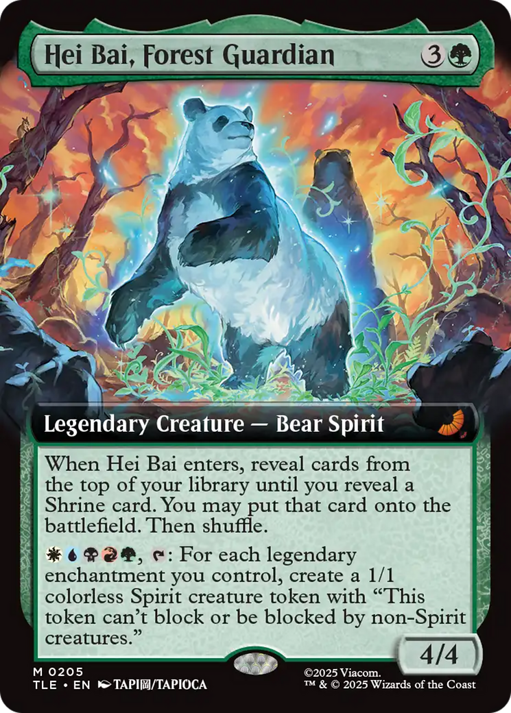 Hei Bai, Forest Guardian (Extended Art) [Avatar: The Last Airbender: Eternal-Legal] | Magic Magpie