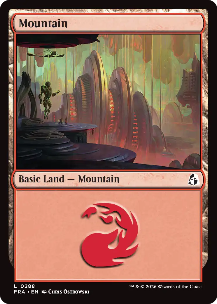 Mountain (0288) [Reality Fracture] | Magic Magpie