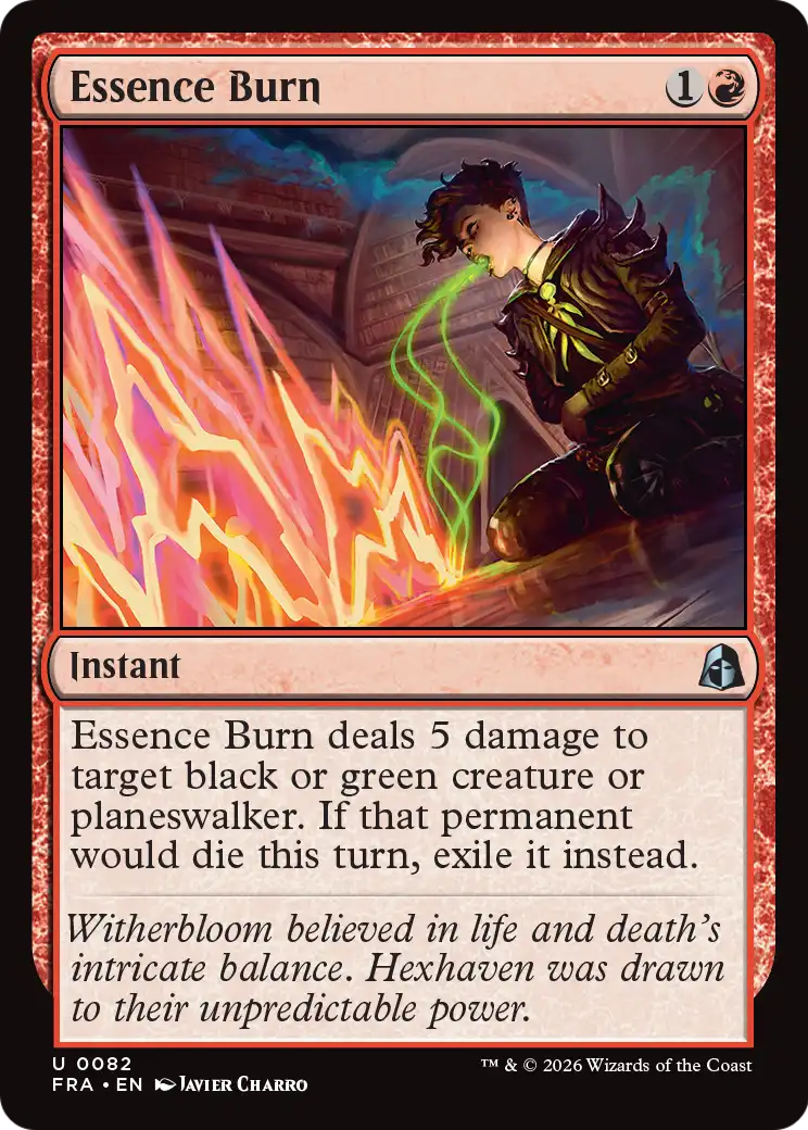 Essence Burn [Reality Fracture] | Magic Magpie