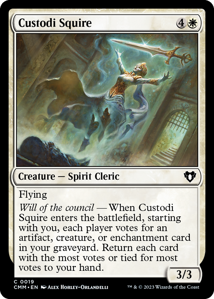 Custodi Squire [Commander Masters] | Magic Magpie