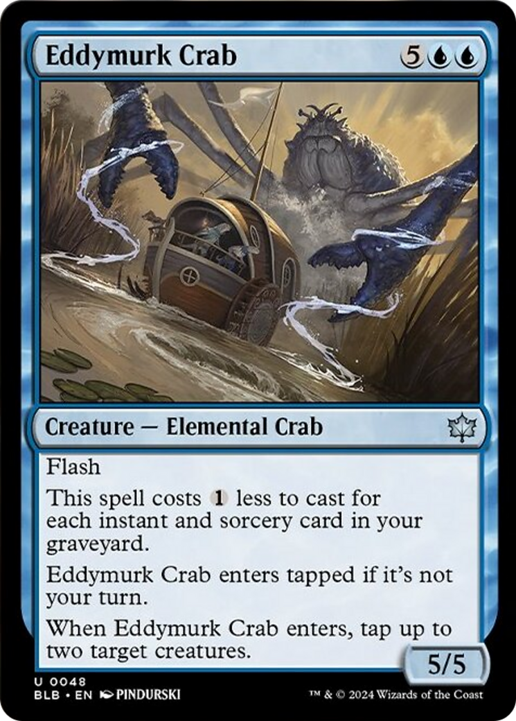 Eddymurk Crab [Bloomburrow] | Magic Magpie