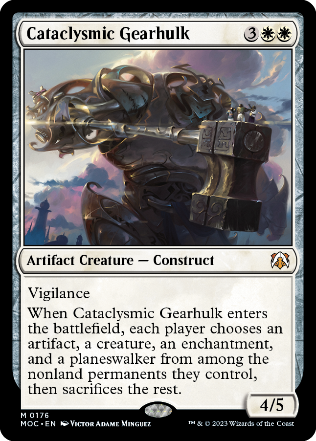 Cataclysmic Gearhulk [March of the Machine Commander] | Magic Magpie