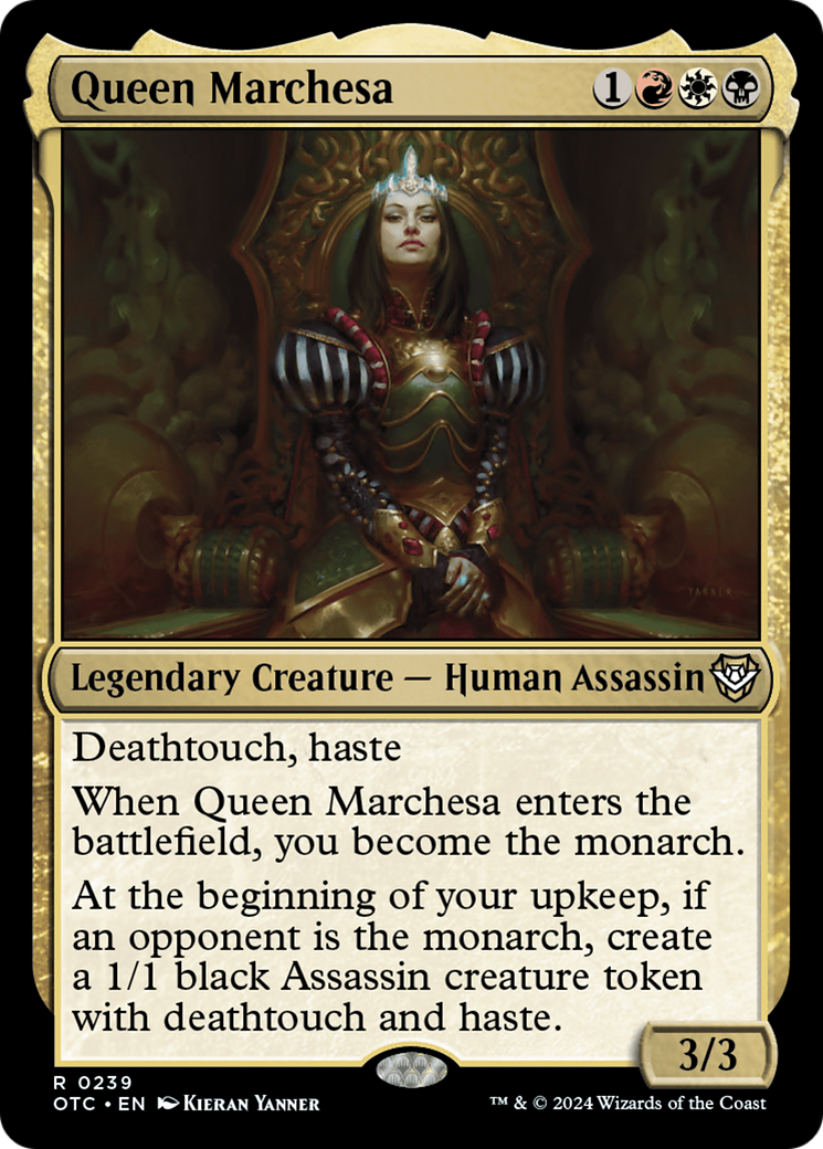 Queen Marchesa [Outlaws of Thunder Junction Commander] | Magic Magpie
