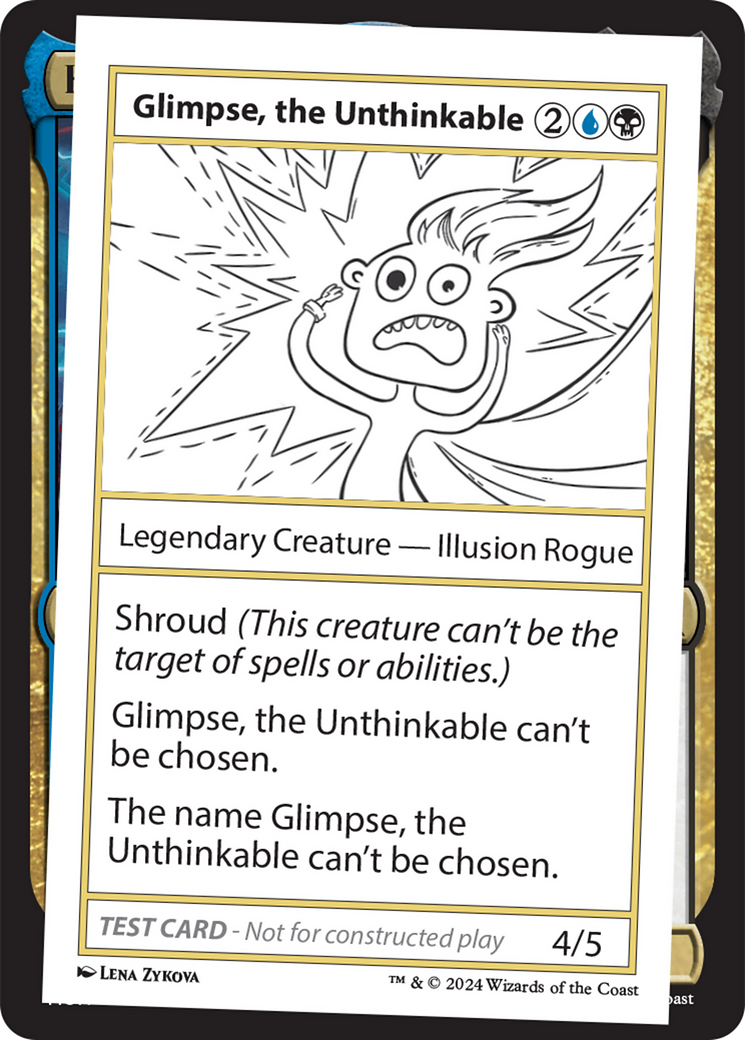 Glimpse, the Unthinkable [Mystery Booster 2 Playtest Cards] | Magic Magpie