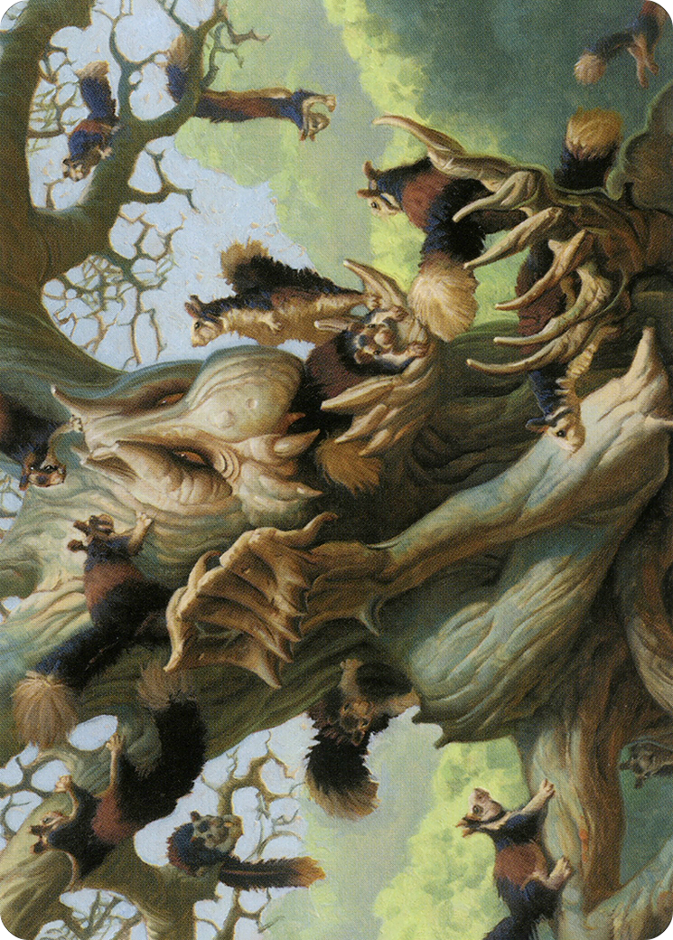 Scurry Oak Art Card [Modern Horizons 2 Art Series] | Magic Magpie