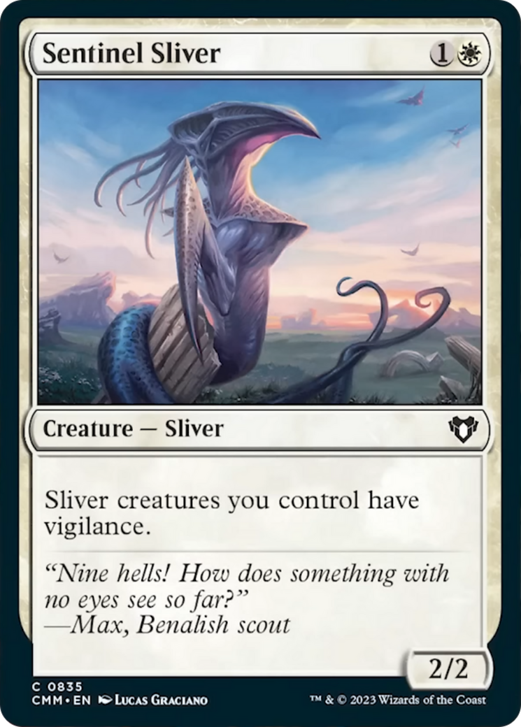 Sentinel Sliver [Commander Masters] | Magic Magpie