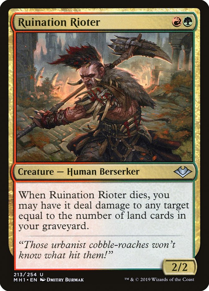 Ruination Rioter [Modern Horizons] | Magic Magpie