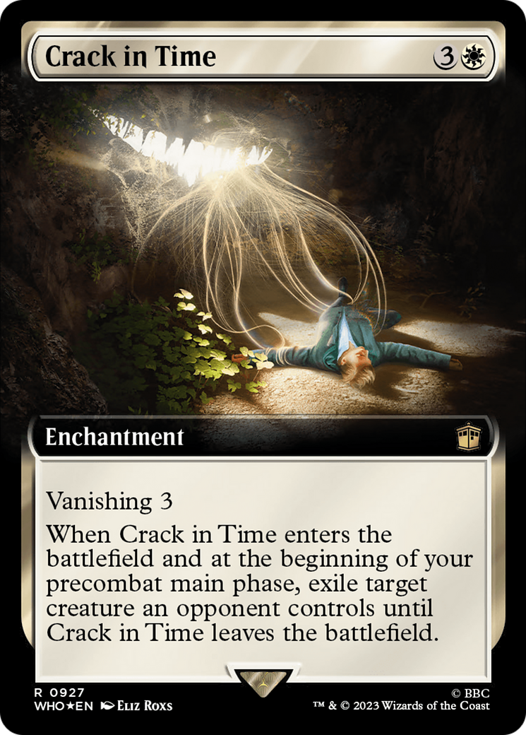 Crack in Time (Extended Art) (Surge Foil) [Doctor Who] | Magic Magpie