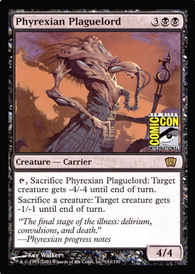 Phyrexian Plaguelord (San Diego Comic Con Oversized) [Oversize Cards] | Magic Magpie