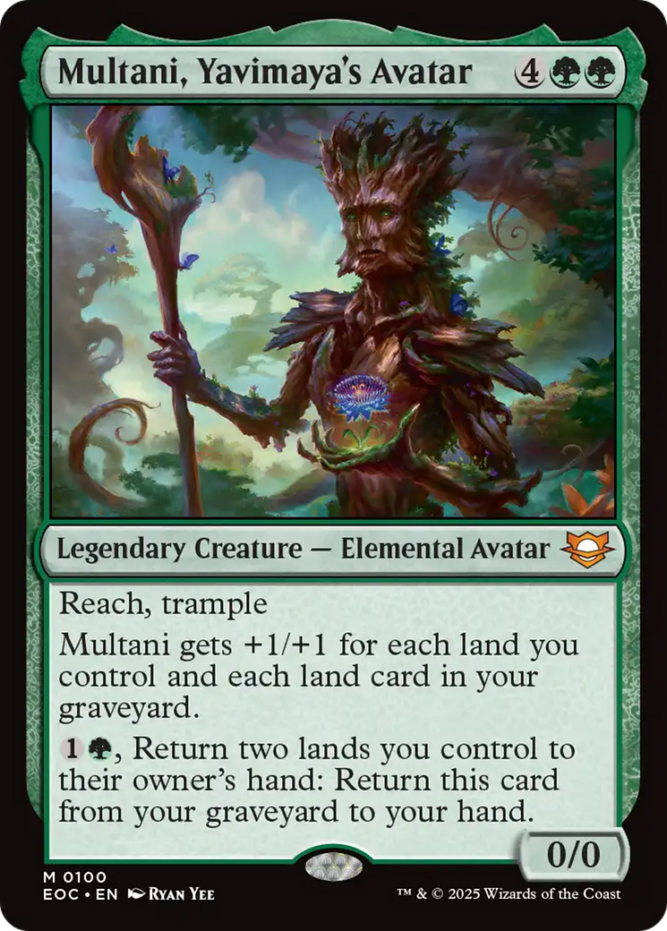 Multani, Yavimaya's Avatar [Edge of Eternities Commander] | Magic Magpie