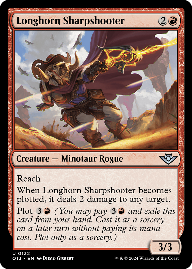 Longhorn Sharpshooter [Outlaws of Thunder Junction] | Magic Magpie