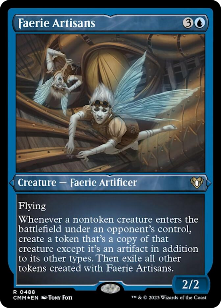 Faerie Artisans (Foil Etched) [Commander Masters] | Magic Magpie