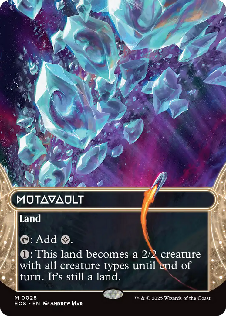 Mutavault (0028) (Borderless) [Edge of Eternities: Stellar Sights] | Magic Magpie