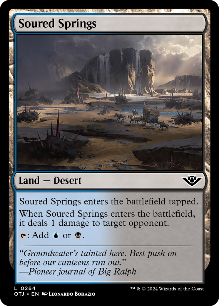 Soured Springs [Outlaws of Thunder Junction] | Magic Magpie