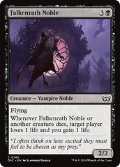 Falkenrath Noble [Duskmourn: House of Horror Commander] | Magic Magpie