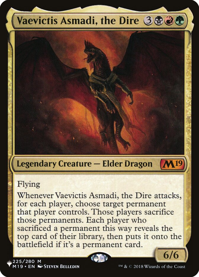 Vaevictis Asmadi, the Dire [The List] | Magic Magpie