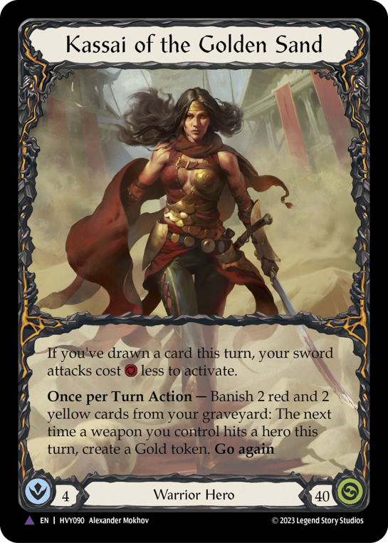 Kassai of the Golden Sand (Marvel) [HVY090] (Heavy Hitters)  Cold Foil | Magic Magpie