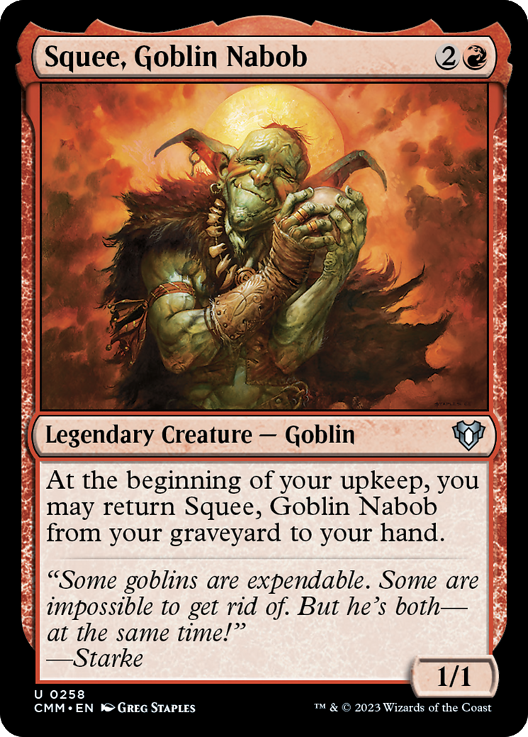 Squee, Goblin Nabob [Commander Masters] | Magic Magpie