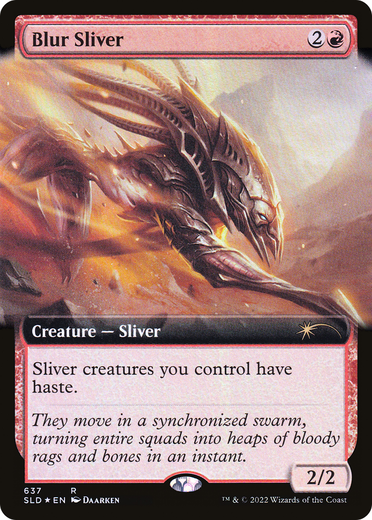 Blur Sliver (Extended Art) [Secret Lair Drop Promos] | Magic Magpie