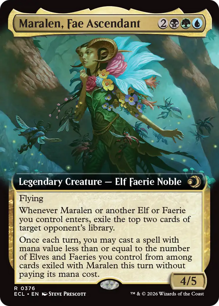 Maralen, Fae Ascendant (Extended Art) [Lorwyn Eclipsed] | Magic Magpie