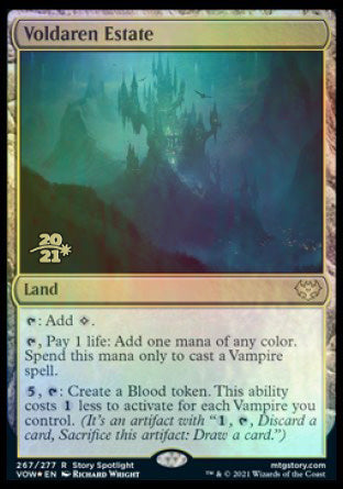 Voldaren Estate [Innistrad: Crimson Vow Prerelease Promos] | Magic Magpie