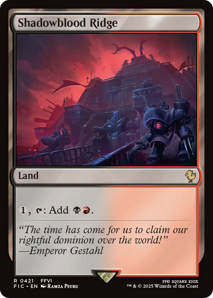 Shadowblood Ridge [FINAL FANTASY Commander] | Magic Magpie