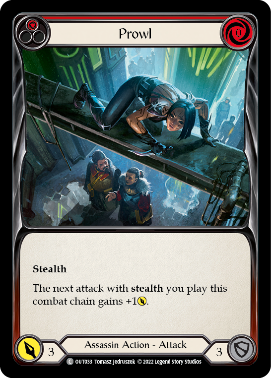 Prowl (Red) [OUT033] (Outsiders)  Rainbow Foil | Magic Magpie