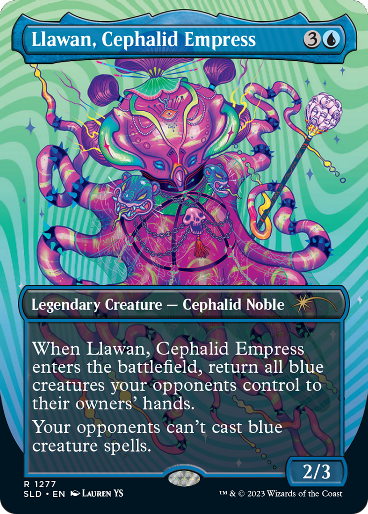 Llawan, Cephalid Empress (Borderless) [Secret Lair Drop Series] | Magic Magpie