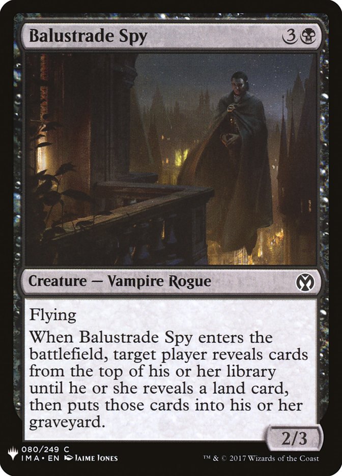 Balustrade Spy [Mystery Booster] | Magic Magpie