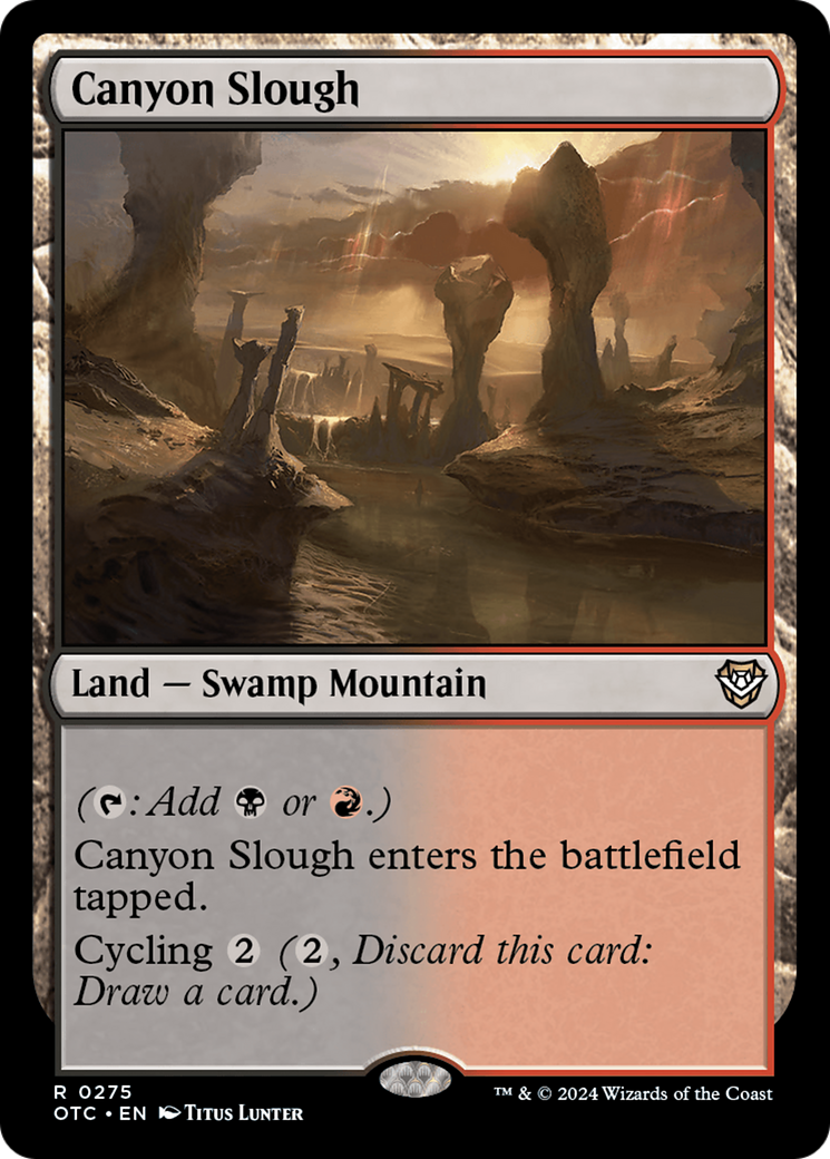 Canyon Slough [Outlaws of Thunder Junction Commander] | Magic Magpie